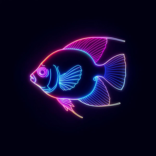 White Marble Angelfish